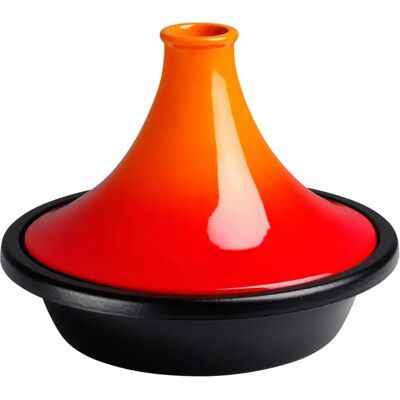 Le Creuset Gusseisen Tajine - 27cm, Orange - Kochgeschirr Le Creuset Gusseisen Tajine - 27cm, Orange - Kochgeschirr