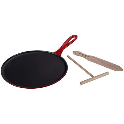Le Creuset Tigaie din Fontă pentru Crepes 27cm - Pentru Toate Gătirile Le Creuset Tigaie din Fontă pentru Crepes 27cm - Pentru Toate Gătirile