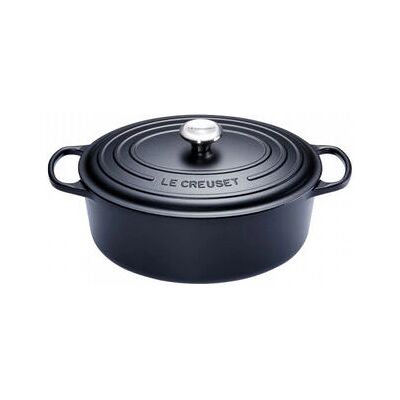 Le Creuset Ovale gietijzeren voorraadpot 4,1L Zwart Le Creuset Ovale gietijzeren voorraadpot 4,1L Zwart