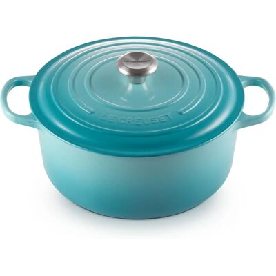 Le Creuset Signature Récipient en Fonte Bleu Teal 28cm - Ustensiles de cuisine - Publicité Le Creuset Signature Récipient en Fonte Bleu Teal 28cm - Ustensiles de cuisine - Publicité