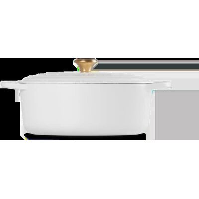 Le Creuset Blanco 31cm Signature Oval Cazuela - Dutch Oven Le Creuset Blanco 31cm Signature Oval Cazuela - Dutch Oven