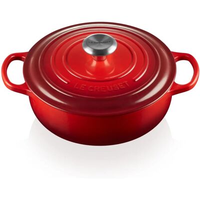 Le Creuset Pink 24cm Gusseisen Sauteuse - Bratpfanne Le Creuset Pink 24cm Gusseisen Sauteuse - Bratpfanne