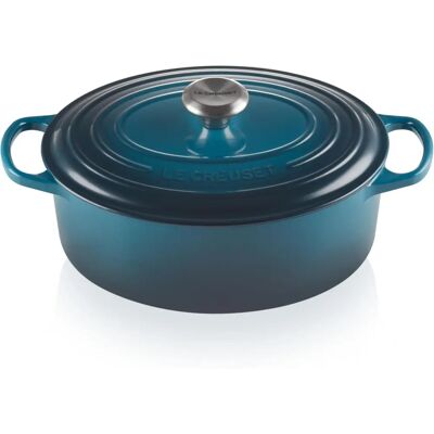 Le Creuset Signature Deep Teal Gusseisen-Backofenform 29cm - Ofen, Grill, Herd, Induktion Le Creuset Signature Deep Teal Gusseisen-Backofenform 29cm - Ofen, Grill, Herd, Induktion