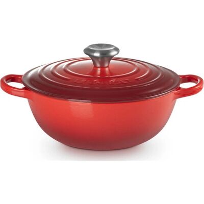 Le Creuset Cerâmica-Cereja Panela de Ferro Fundido - 4,1L Le Creuset Cerâmica-Cereja Panela de Ferro Fundido - 4,1L