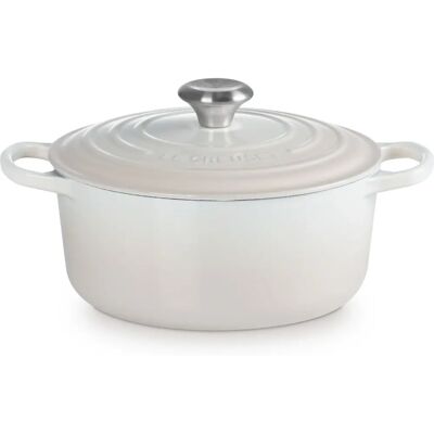 Le Creuset Tigaie din fontă albă 4,2L - Dutch oven Le Creuset Tigaie din fontă albă 4,2L - Dutch oven