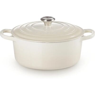Le Creuset 5,3L Oalndeskascólia Albă - Dutch oven Le Creuset 5,3L Oalndeskascólia Albă - Dutch oven