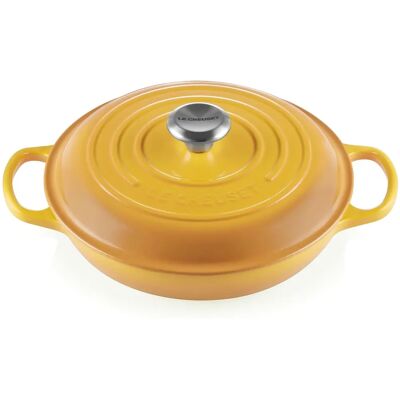 Le Creuset Signature Gusseisen 26cm Flacher Bräter - Nectar Le Creuset Signature Gusseisen 26cm Flacher Bräter - Nectar