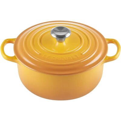 Le Creuset Signature Cocotte Ronde en Fonte Émaillée 20 cm Nectar Le Creuset Signature Cocotte Ronde en Fonte Émaillée 20 cm Nectar