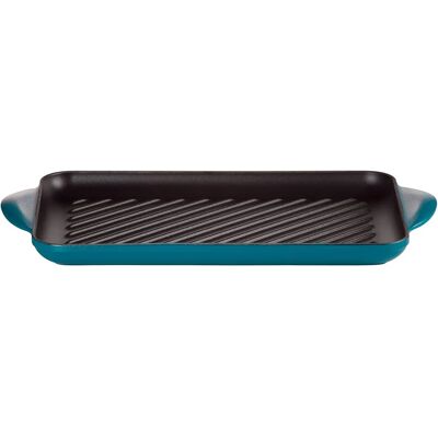 Le Creuset Chapa Retangular de 32 cm - Verde-azulado Profundo Le Creuset Chapa Retangular de 32 cm - Verde-azulado Profundo