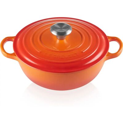 Le Creuset Signature Familien-Topf 24cm in Ofenrot Le Creuset Signature Familien-Topf 24cm in Ofenrot