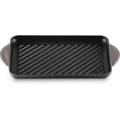 Le Creuset Flint Hierro Fundido 32cm Parrilla Rectangular - Parrilla Rectangular Le Creuset Flint Hierro Fundido 32cm Parrilla Rectangular - Parrilla Rectangular