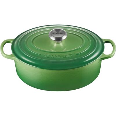 Le Creuset Aláírás Fekete Öntöttvas 27cm Ovális Sütőedény - Bambusz Zöld Le Creuset Aláírás Fekete Öntöttvas 27cm Ovális Sütőedény - Bambusz Zöld