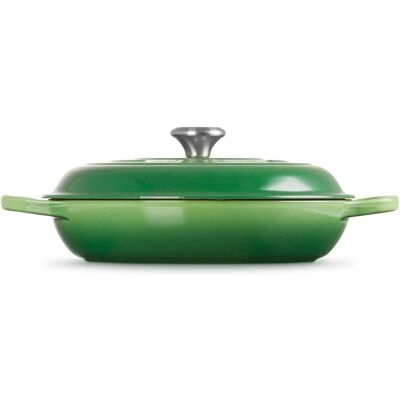 Le Creuset Signature Gusseisen 28cm runder Bräter - Bambus Grün Le Creuset Signature Gusseisen 28cm runder Bräter - Bambus Grün