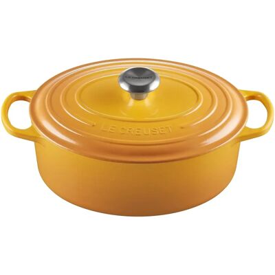 Le Creuset Signature Padella in Ghisa Smaltata 29cm Oval - Nectar Le Creuset Signature Padella in Ghisa Smaltata 29cm Oval - Nectar