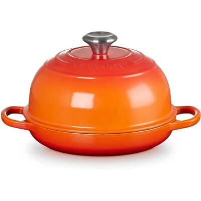 Le Creuset Horno de Pan de Hierro Fundido 24cm - Naranja - Horno de Pan Le Creuset Horno de Pan de Hierro Fundido 24cm - Naranja - Horno de Pan