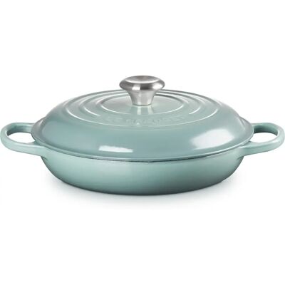Le Creuset Signature Pentola in Ghisa 26cm - Sale Marino - Pentola durevole e versatile Le Creuset Signature Pentola in Ghisa 26cm - Sale Marino - Pentola durevole e versatile