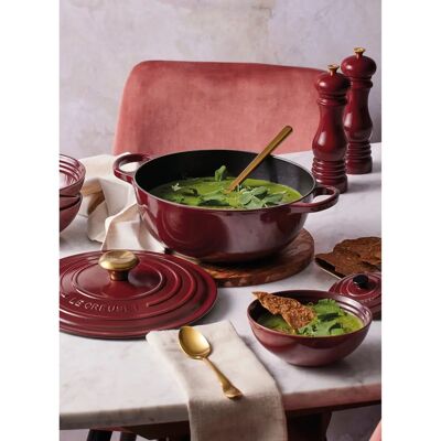 Le Creuset La Marmite Signature 26 cm Borgoña - Olla de hierro esmaltado Le Creuset La Marmite Signature 26 cm Borgoña - Olla de hierro esmaltado