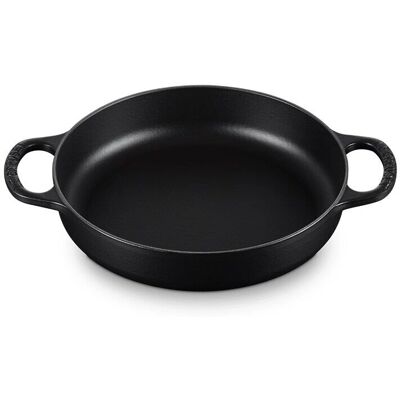 Le Creuset Poêle en Fonte 28cm Noir - Publicité Le Creuset Poêle en Fonte 28cm Noir - Publicité