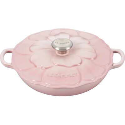 Le Creuset Faitout en Fonte Petal 26 cm Rose Rose - Publicité Le Creuset Faitout en Fonte Petal 26 cm Rose Rose - Publicité