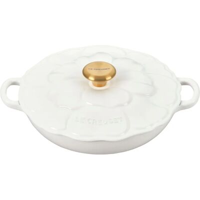 Le Creuset Signature 26cm Petal Cazuela de Hierro Fundido Le Creuset Signature 26cm Petal Cazuela de Hierro Fundido