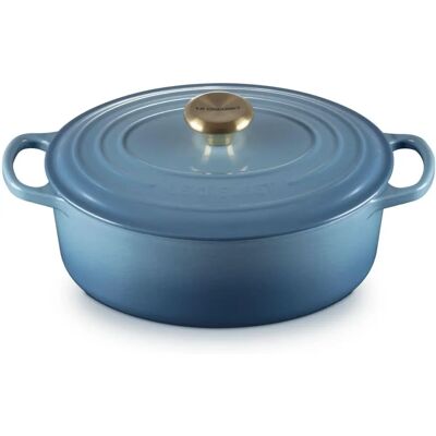 Le Creuset Signature Chambray Cazuela de Hierro Fundido 27cm Oval - Utensilios de Cocina Le Creuset Signature Chambray Cazuela de Hierro Fundido 27cm Oval - Utensilios de Cocina