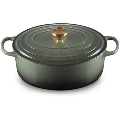 Le Creuset Tomillo Olla de hierro fundido ovalada 31cm Le Creuset Tomillo Olla de hierro fundido ovalada 31cm