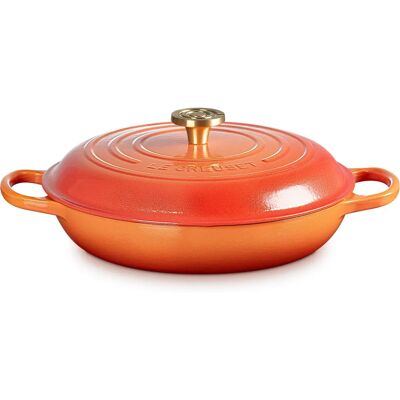 Le Creuset Edición Limitada Flamme Dorée 30cm Cazuela de Hierro Fundido Le Creuset Edición Limitada Flamme Dorée 30cm Cazuela de Hierro Fundido