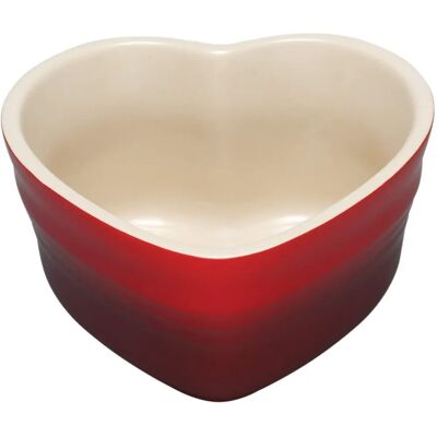 Le Creuset Cazuelita Corazón 300ml Rojo Cereza - Ramekin Le Creuset Cazuelita Corazón 300ml Rojo Cereza - Ramekin