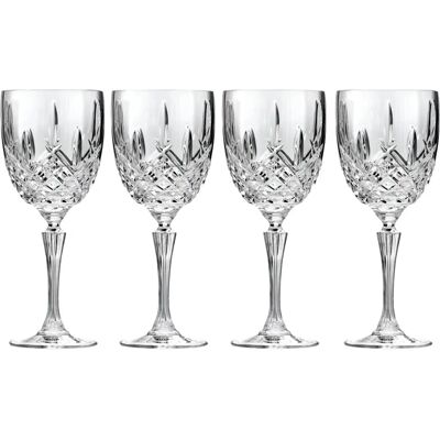 Waterford Marquis Markham Wine Glass Goblet - Set of 4 - 385ml - Clear Waterford Marquis Markham Wine Glass Goblet - Set of 4 - 385ml - Clear