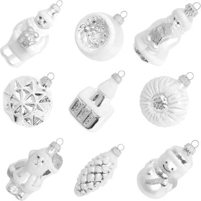 KREBS GLAS LAUSCHA - KGL03402 - Silber - Glasornament KREBS GLAS LAUSCHA - KGL03402 - Silber - Glasornament