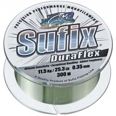 Línea de pesca SUFIX Duraflex Monofilamento 300M - Transparente Línea de pesca SUFIX Duraflex Monofilamento 300M - Transparente