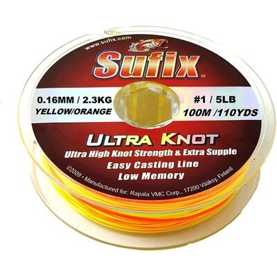 Ligne de Pêche Ultra Knot Sufix - 1680 m, 0,25 mm, 5,1 kg - Ligne de pêche - Publicité Ligne de Pêche Ultra Knot Sufix - 1680 m, 0,25 mm, 5,1 kg - Ligne de pêche - Publicité