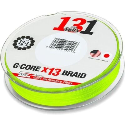 Sufix Neon Green 131 G-Core x13 - Fishing Line Sufix Neon Green 131 G-Core x13 - Fishing Line
