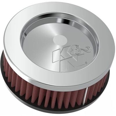 K&N Universell kromad motorcykel luftfilter RC-0850 K&N Universell kromad motorcykel luftfilter RC-0850