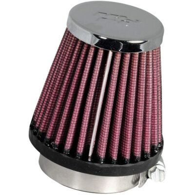 K&N Universeller chromierter Motorradluftfilter RC-1060 K&N Universeller chromierter Motorradluftfilter RC-1060