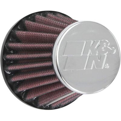 K&N Universal Chrom Motorrad & Auto Luftfilter - RC-1090 K&N Universal Chrom Motorrad & Auto Luftfilter - RC-1090