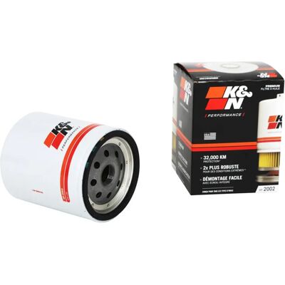 K&N HP2002 Ölfilter - Schraubfilter, 93mm Durchmesser, 119mm Höhe K&N HP2002 Ölfilter - Schraubfilter, 93mm Durchmesser, 119mm Höhe