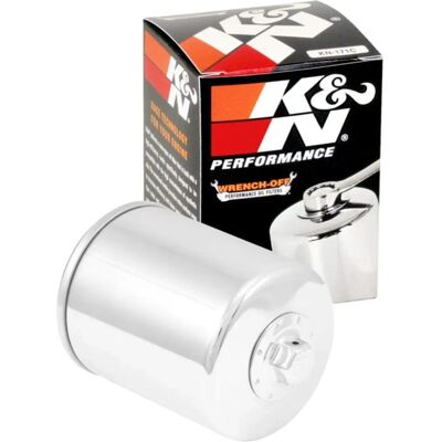 K&N Ölfilter - Chrom für Harley Davidson 1996-2017 - Ölfilter K&N Ölfilter - Chrom für Harley Davidson 1996-2017 - Ölfilter
