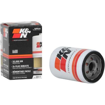 K&N Oil Filter - 76x121mm Compatible with Chevrolet, Ford, GMC - Heavy Duty K&N Oil Filter - 76x121mm Compatible with Chevrolet, Ford, GMC - Heavy Duty