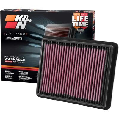 K&N 33-3024 Luftfilter - Hög prestanda, Återanvändbar, Mazda K&N 33-3024 Luftfilter - Hög prestanda, Återanvändbar, Mazda