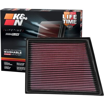 K&N 33-3025 Högpresterande, tvättbar luftfilter - Luftfilter K&N 33-3025 Högpresterande, tvättbar luftfilter - Luftfilter
