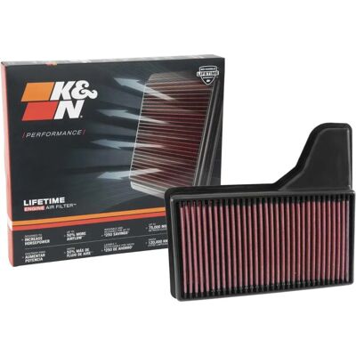 K&N Mustang Luftfilter - Hög prestanda, Tvättbar, 2015-2019 K&N Mustang Luftfilter - Hög prestanda, Tvättbar, 2015-2019