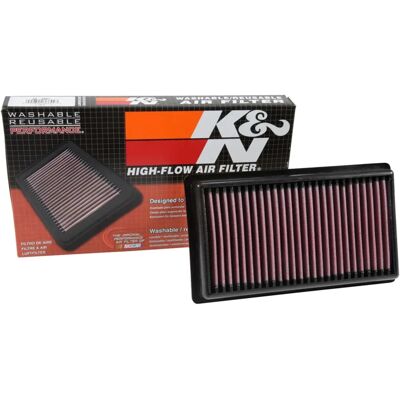 K&N 33-3081 Luftfilter - Hög prestanda, tvättbar, ersättning, 2017-2019 K&N 33-3081 Luftfilter - Hög prestanda, tvättbar, ersättning, 2017-2019