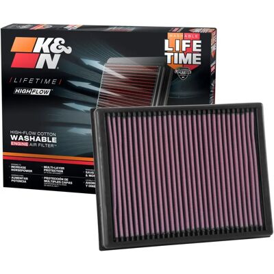 K&N 33-3086 Högpresterande tvättbart luftfilter - Luftfilter K&N 33-3086 Högpresterande tvättbart luftfilter - Luftfilter