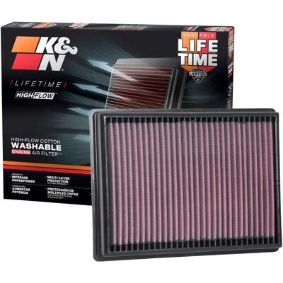 K&N luftfilter för Ford - Hållbar, hög flöde, tvättbar K&N luftfilter för Ford - Hållbar, hög flöde, tvättbar