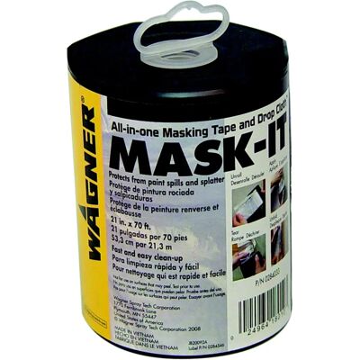 Ensemble de masquage Wagner Mask-it - Ruban et film 0,55x21 m - Publicité Ensemble de masquage Wagner Mask-it - Ruban et film 0,55x21 m - Publicité
