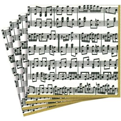Papírové kapesníky Caspari Musica - Obědové ubrousky Papírové kapesníky Caspari Musica - Obědové ubrousky