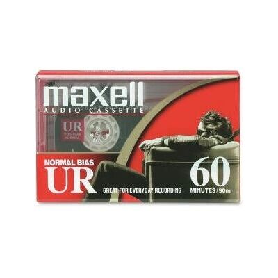 Maxell UR-60 Cassette audio - 60 min, 2 pièces - Publicité Maxell UR-60 Cassette audio - 60 min, 2 pièces - Publicité