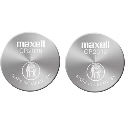 Pile au lithium Maxell CR2016 - Pack de 5 - Publicité Pile au lithium Maxell CR2016 - Pack de 5 - Publicité