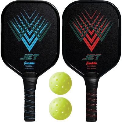 Set Pickleball Franklin Jet in Alluminio per 2 - Verde Set Pickleball Franklin Jet in Alluminio per 2 - Verde